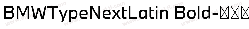 BMWTypeNextLatin Bold字体转换